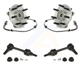 Front Hub Bearing Assembly & Link Kit For 2004 Ford F-150 4WD With 7 Lug Wheels