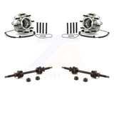 Front Hub Bearing Assembly And Link Kit For Ford F-450 Super Duty F-550 4 X