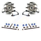 Front Hub Bearing Assembly Link Kit For Chevrolet Silverado 3500 GMC Sierra 4WD