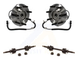 Front Hub Bearing Assembly And Link Kit For Ford F-150