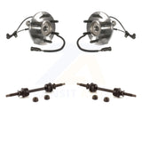 Front Hub Bearing Assembly And Link Kit For Ford F-150