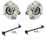 Front Hub Bearing Assembly & Link Kit For Nissan Altima Maxima Pathfinder Murano