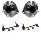 Front Hub Bearing Assembly & Link Kit For Dodge Charger Challenger Chrysler 300