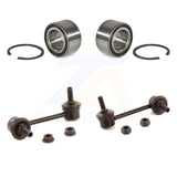 Front Wheel Bearing And Link Kit For 1995-1998 Mazda Protege