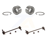 Front Wheel Bearing And Link Kit For 2001-2006 Hyundai Santa Fe