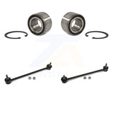 Front Wheel Bearing And Link Kit For Honda Civic Acura ILX