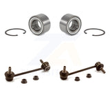 Front Wheel Bearing And Link Kit For 2009-2013 Mazda 6 3.7L