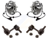 Front Hub Bearing Assembly And Link Kit For Infiniti QX80 Nissan Armada QX56