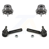 Front Wheel Bearing And Tie Rod End Kit For Subaru Forester Crosstrek Impreza XV