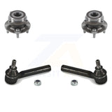 Front Wheel Bearing And Tie Rod End Kit For Subaru Forester Crosstrek Impreza XV