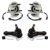 Front Wheel Bearing And Tie Rod End Kit For 2004 Ford F-150 4WD with 4-Wheel ABS