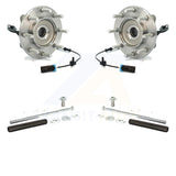 Front Hub Bearing Assembly & Link Kit For Chevrolet Silverado 3500 HD GMC Sierra