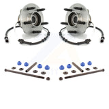 Front Hub Bearing Assembly And Link Kit For Ford F-150 4WD with 4-Wheel ABS