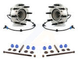 Front Hub Bearing Assembly And Link Kit For Chevrolet Express 3500 GMC Savana