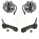 Front Wheel Bearing & Tie Rod End Kit For Ford Expedition Lincoln Navigator 4WD