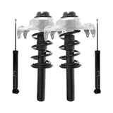 Front Rear Complete Shocks Strut & Coil Spring Kit For 2009 Audi A4 Quattro Convertible K78M-100327