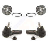 Front Wheel Bearing & Tie Rod End Kit For Mitsubishi Outlander Sport Lancer RVR