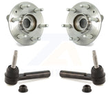 Front Wheel Bearing And Tie Rod End Kit For Chevrolet Traverse GMC Acadia Buick