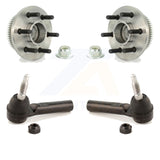 Front Wheel Bearing And Tie Rod End Kit For Dodge Dakota Durango