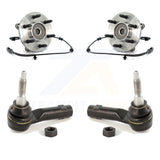 Front Wheel Bearing And Tie Rod End Kit For Ford F-150 4WD