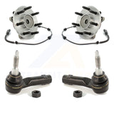 Front Wheel Bearing And Tie Rod End Kit For Ford F-150 4WD