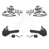 Front Wheel Bearing And Tie Rod End Kit For Ford Explorer Mercury Mountaineer