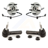 Front Wheel Bearing And Tie Rod End Kit For 2002-2005 Dodge Ram 1500 4-Wheel ABS