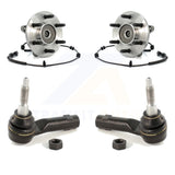 Front Wheel Bearing And Tie Rod End Kit For Ford F-150 Lincoln Mark LT