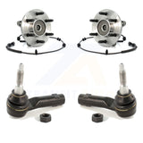 Front Wheel Bearing And Tie Rod End Kit For Ford F-150 Lincoln Mark LT