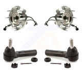 Front Wheel Bearing & Tie Rod End Kit For Chevrolet Silverado 2500 HD GMC Sierra