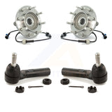 Front Wheel Bearing Tie Rod End Kit For Chevrolet Silverado 3500 GMC Sierra RWD