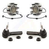 Front Wheel Bearing And Tie Rod End Kit For 2003-2005 Dodge Ram 2500 3500 RWD