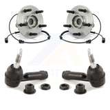 Front Wheel Bearing And Tie Rod End Kit For Dodge Ram 1500