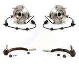 Front Wheel Bearing & Tie Rod End Kit For Chevrolet Trailblazer GMC Envoy EXT XL