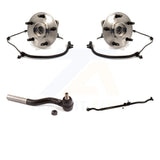 Front Wheel Bearing And Tie Rod End Kit For 2007-2010 Jeep Wrangler