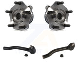 Front Wheel Bearing And Tie Rod End Kit For 2013 Nissan LEAF