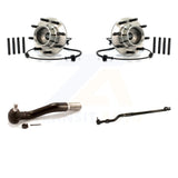 Front Wheel Bearing And Tie Rod End Kit For Ford F-250 Super Duty Excursion