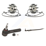 Front Wheel Bearing & Tie Rod End Kit For Dodge Ram 2500 3500 Connecting