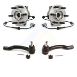 Front Wheel Bearing And Tie Rod End Kit For Nissan Frontier Pathfinder Xterra