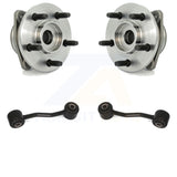 Front Hub Bearing Assembly And Link Kit For 2002-2005 Jeep Liberty Non-ABS