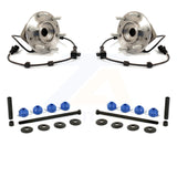 Front Hub Bearing Assembly And Link Kit For Chevrolet Trailblazer GMC Envoy Saab