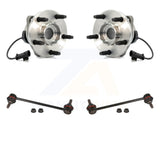 Front Hub Bearing Assembly And Link Kit For Chevrolet HHR With FE5 Suspension