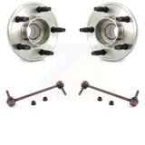 Front Hub Bearing Assembly And Link Kit For Ford Mustang