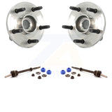 Front Hub Bearing Assembly And Link Kit For Dodge Dakota Mitsubishi Raider