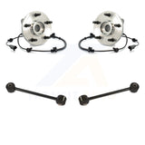 Front Hub Bearing Assembly And Link Kit For Jeep Grand Cherokee Commander