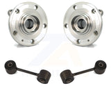 Front Hub Bearing Assembly And Link Kit For Volkswagen Jetta Golf City