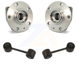 Front Hub Bearing Assembly And Link Kit For Volkswagen Golf City