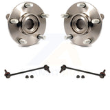 Front Hub Bearing Assembly And Link Kit For 2007-2012 Nissan Sentra 2.5L