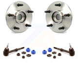 Front Hub Bearing Assembly And Link Kit For Dodge Ram 1500 4WD with 2-Wheel ABS