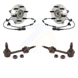 Front Hub Bearing Assembly And Link Kit For Ford Expedition Lincoln Navigator